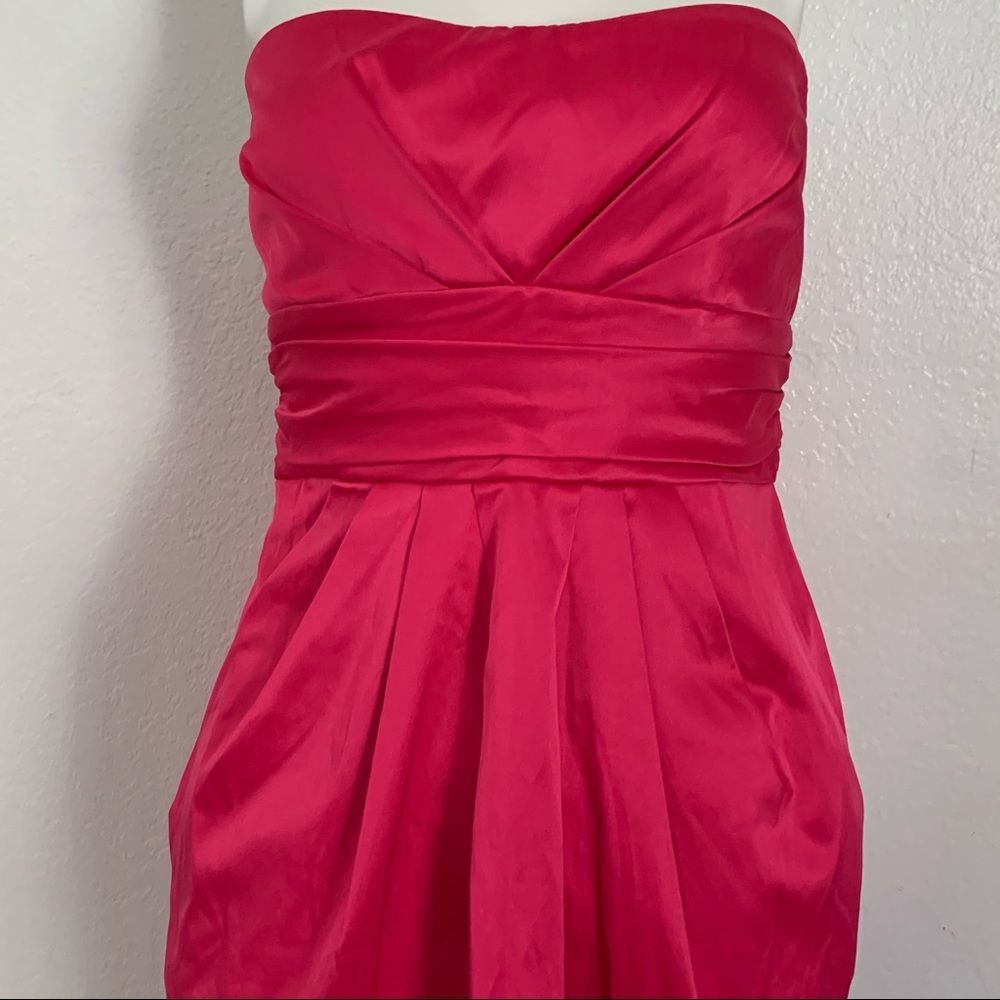 Forever 21 Pink Strapless Dress Size Large - Picture 2 of 10
